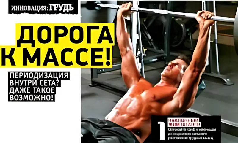 Old School тренировка грудных мышц рубрика old school техника упражнений 4