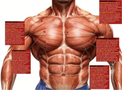 anatomiya-grudnyh-myshcz-uprazhneniya-i-metodika-treninga-plakat scale